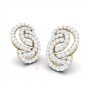 Angelina Circled Diamond Stud