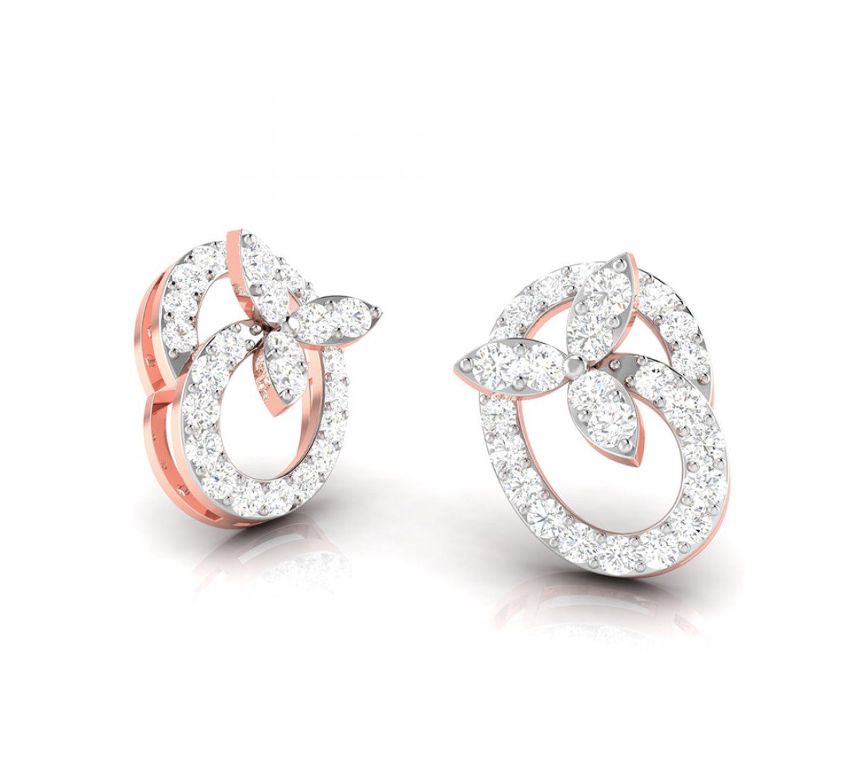 Sudarshana Twist Diamond Stud