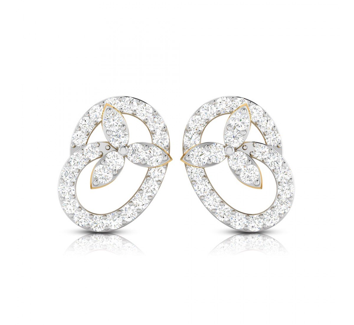 Sudarshana Twist Diamond Stud