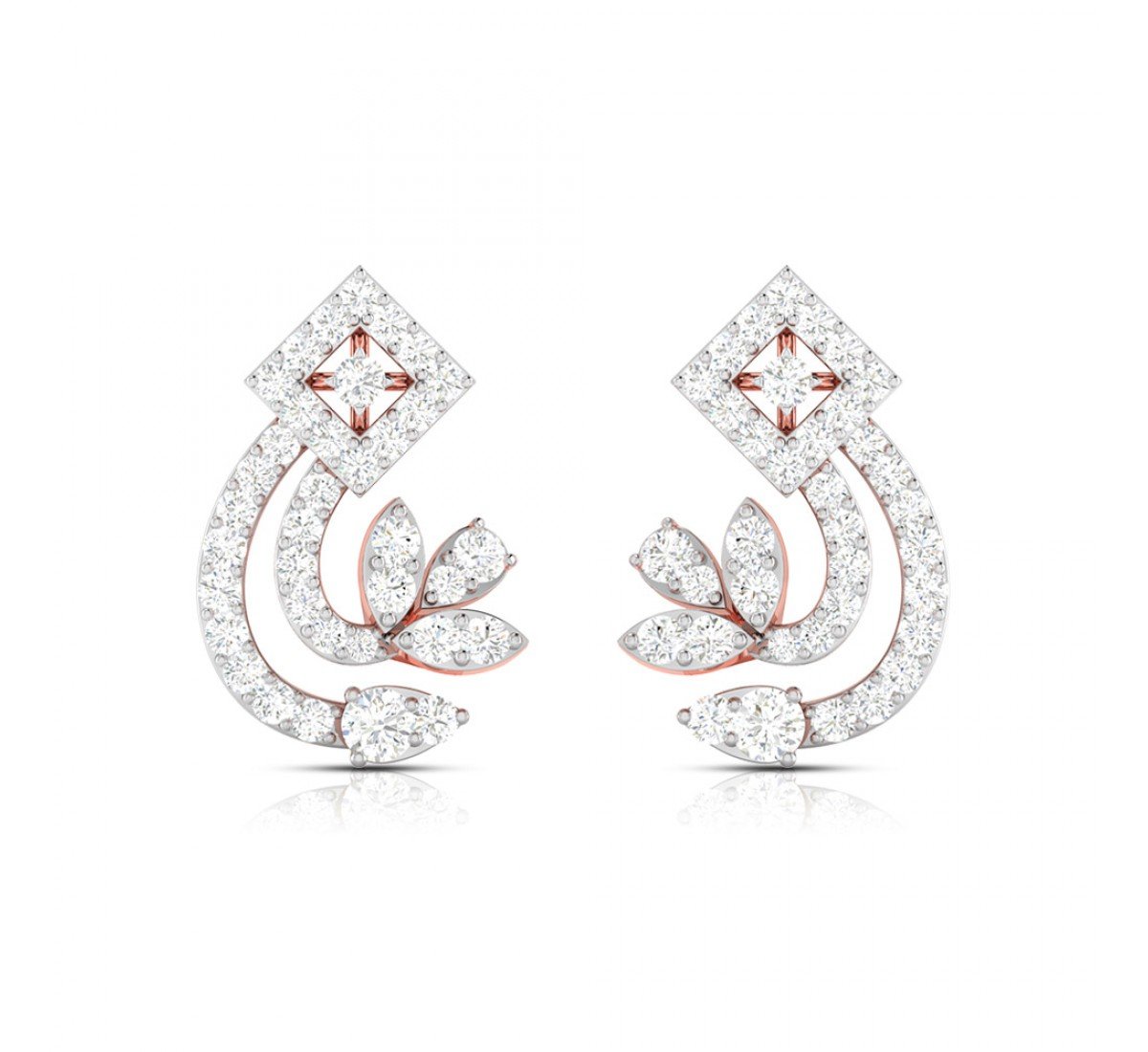 Wing Diamond Studs