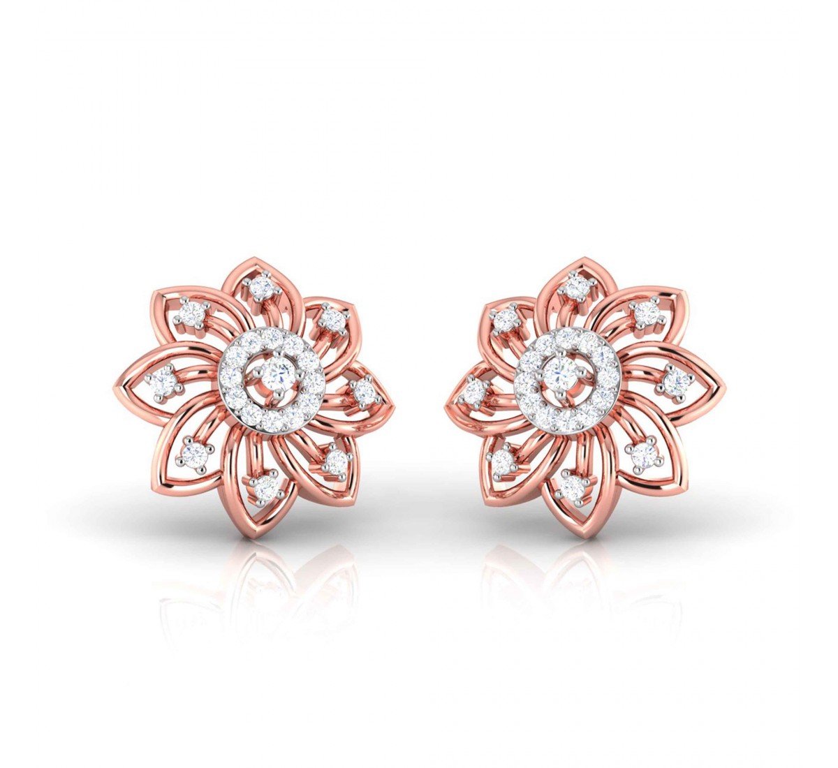 Demure Diamond Earrings