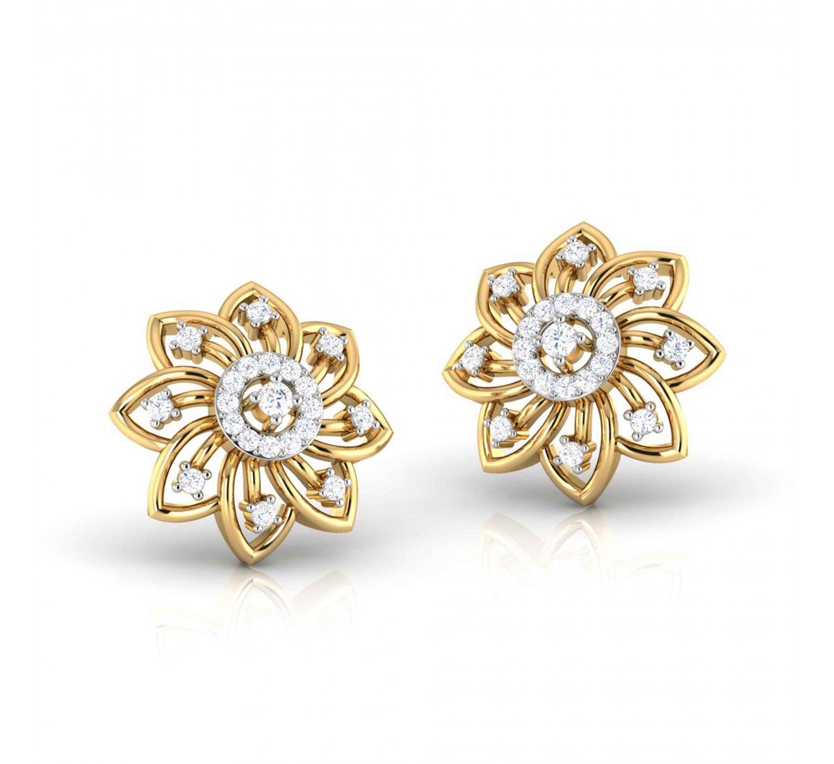 Demure Diamond Earrings