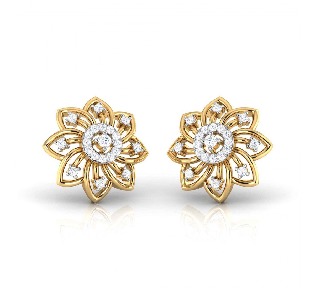 Demure Diamond Earrings