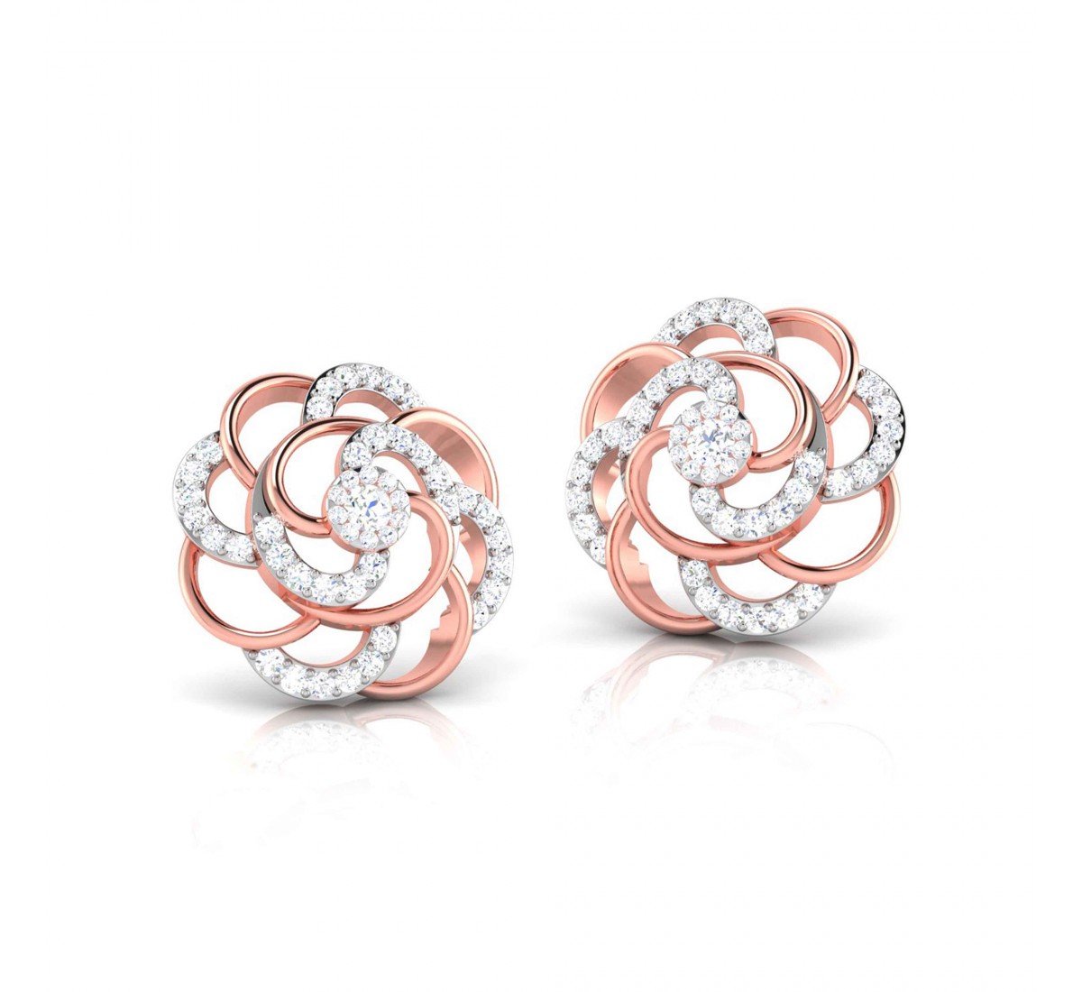 Pave Claw Diamond Earrings