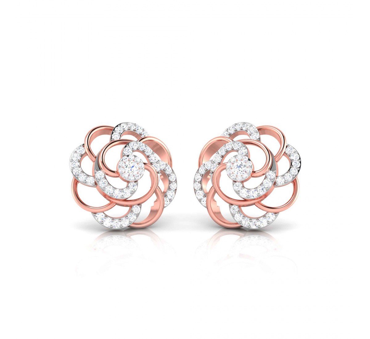 Pave Claw Diamond Earrings