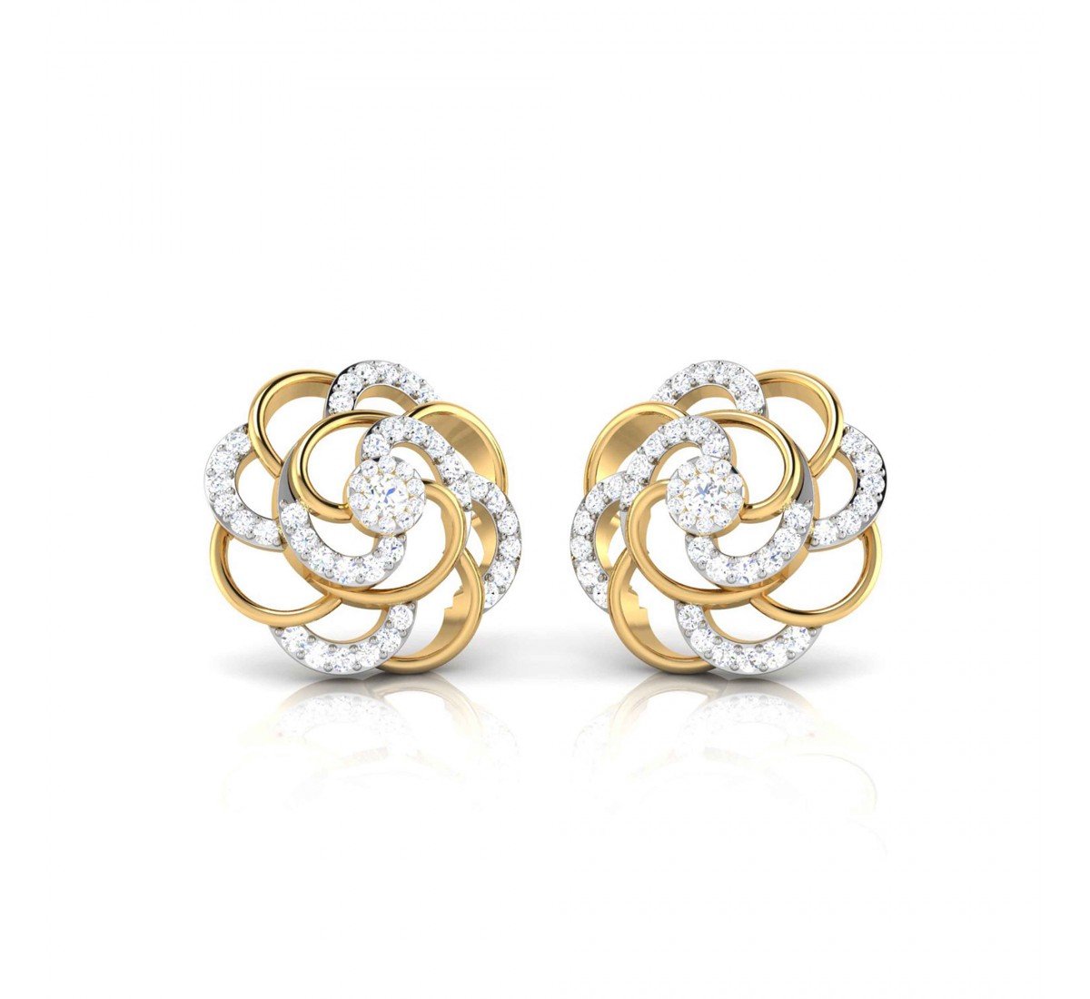 Pave Claw Diamond Earrings