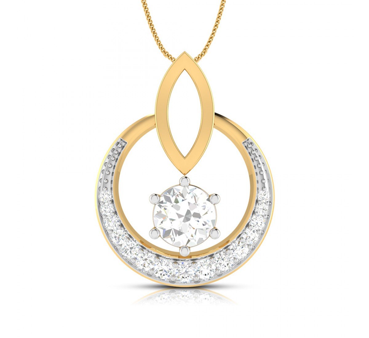 Daffodil Oria Diamond Pendant