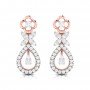 Para Looped Diamond Earrings