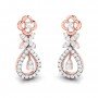 Para Looped Diamond Earrings