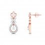 Para Looped Diamond Earrings