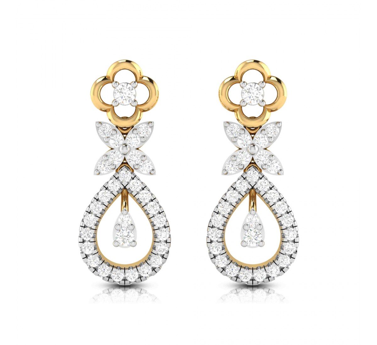 Para Looped Diamond Earrings