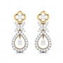 Para Looped Diamond Earrings