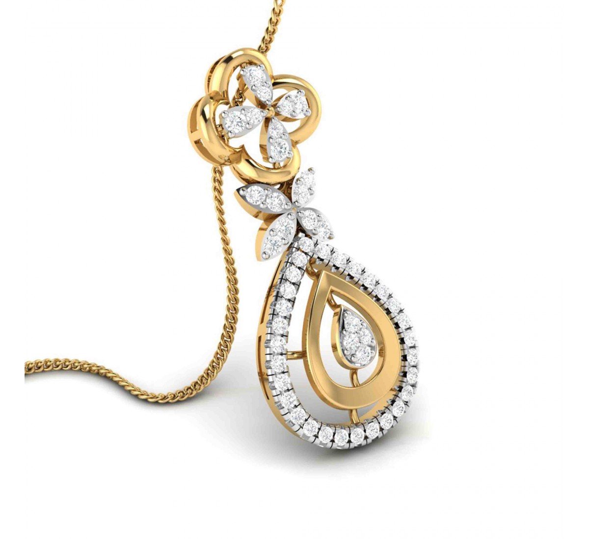 Alina Looped Diamond Pendant