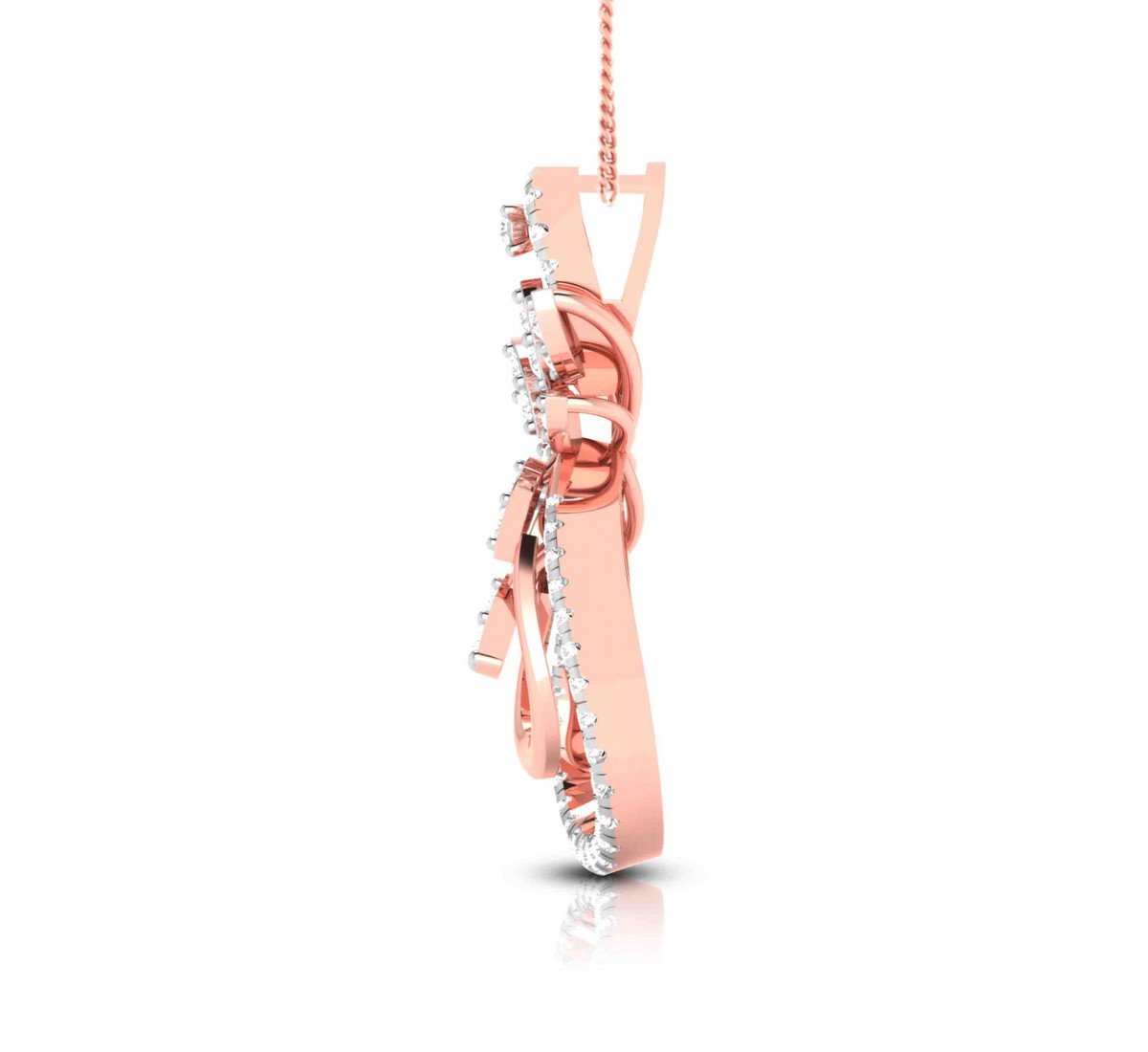 Cute Zig Diamond Pendant