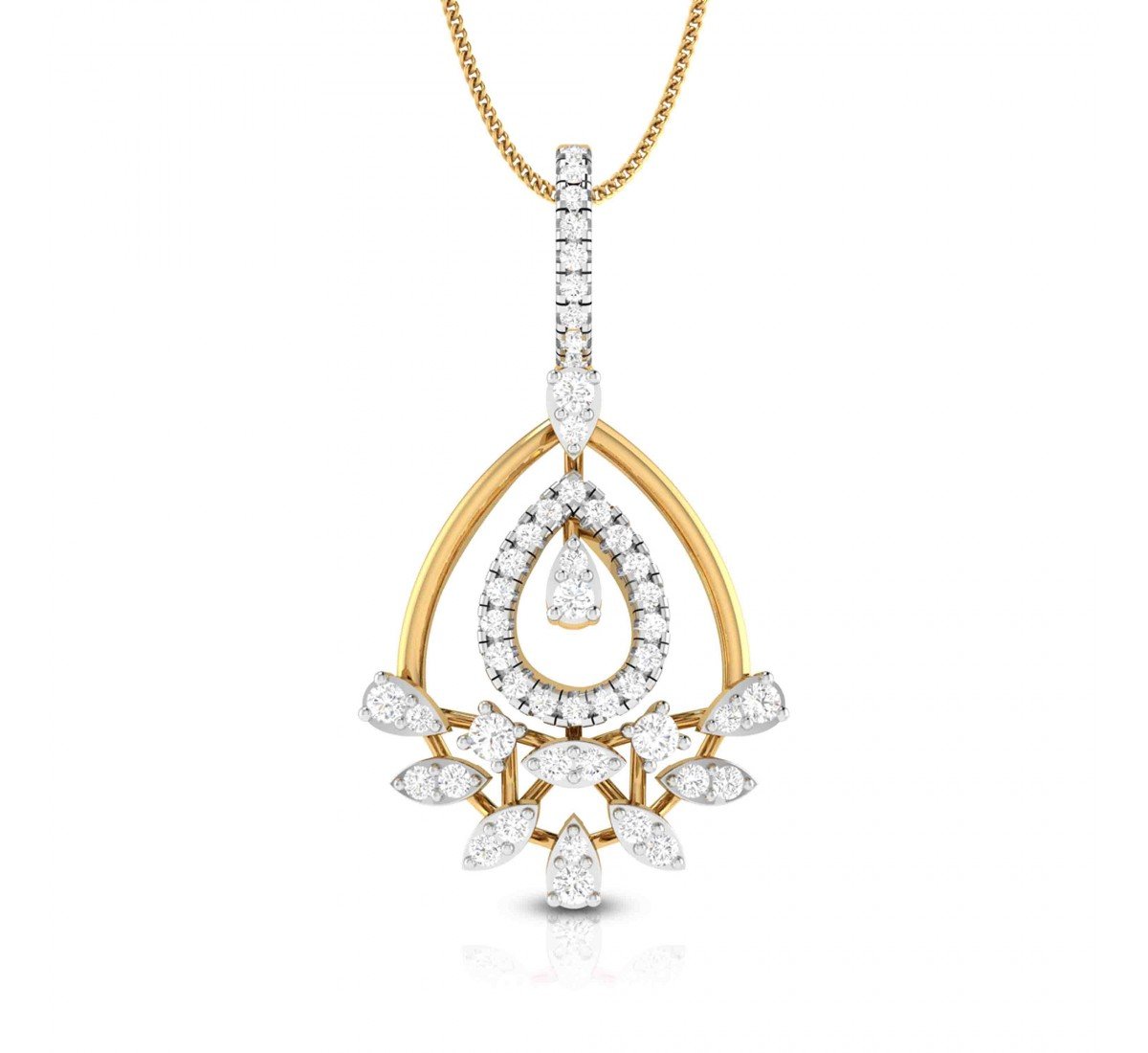 Trio Angelic Diamond Pendant