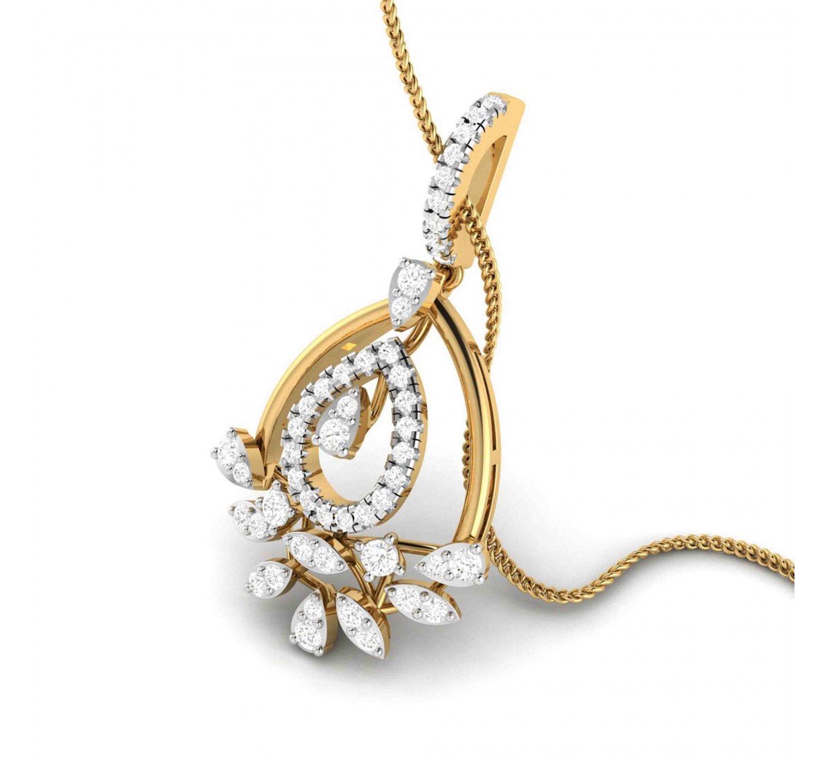 Trio Angelic Diamond Pendant