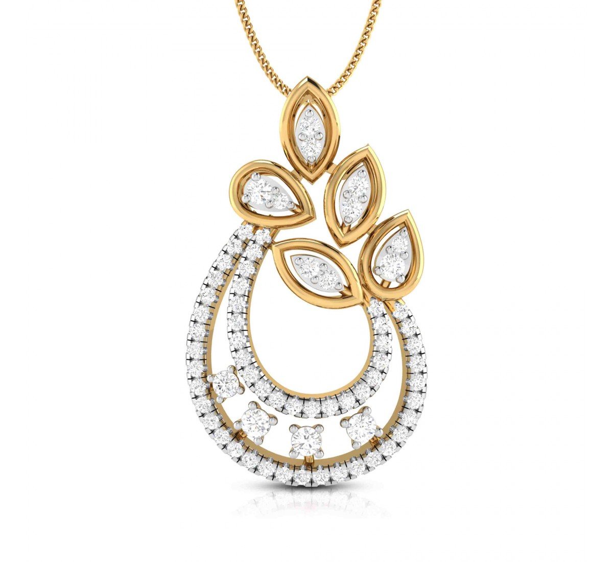 Trio Desire Diamond Pendant