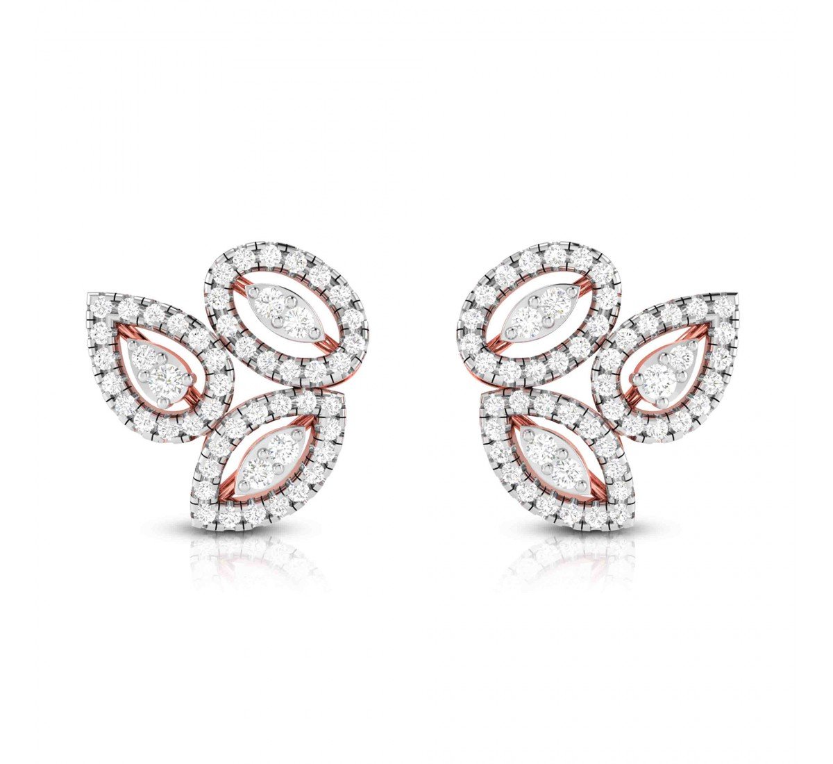 Astra Pixel Diamond Earrings