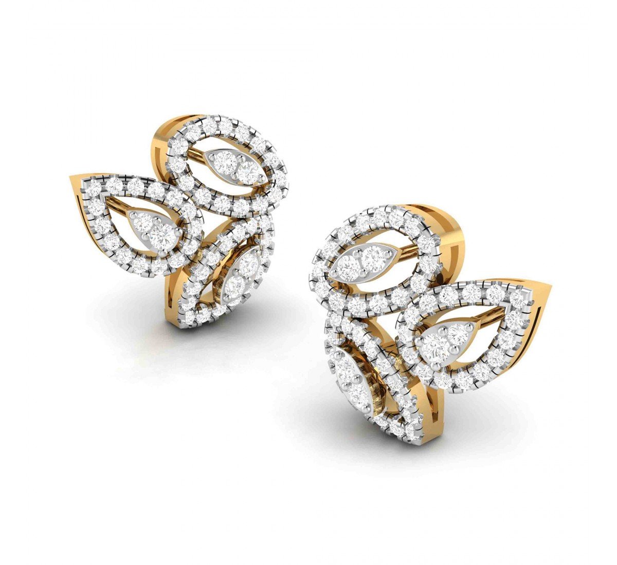 Astra Pixel Diamond Earrings