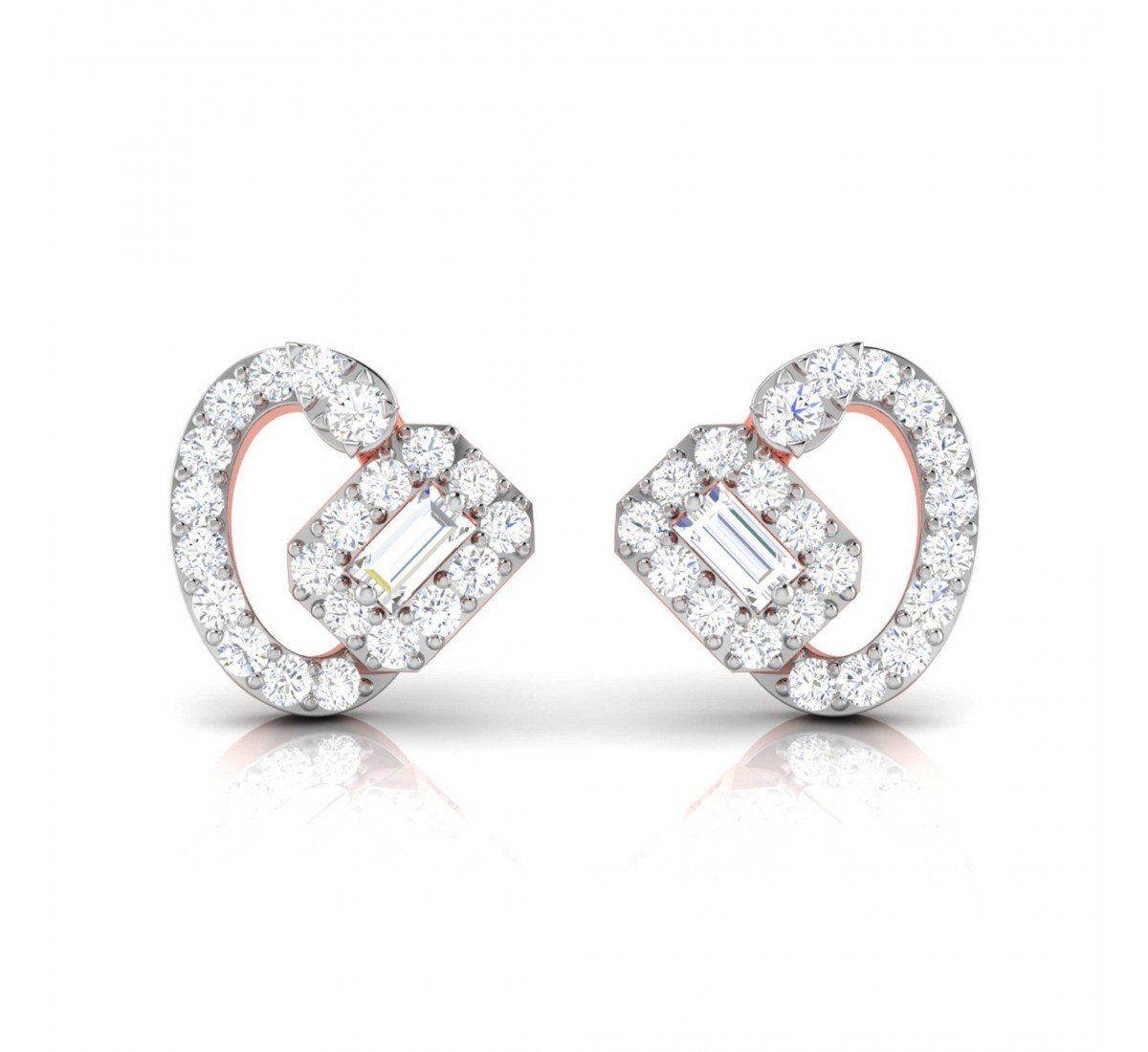 Floral Diamond Earrings