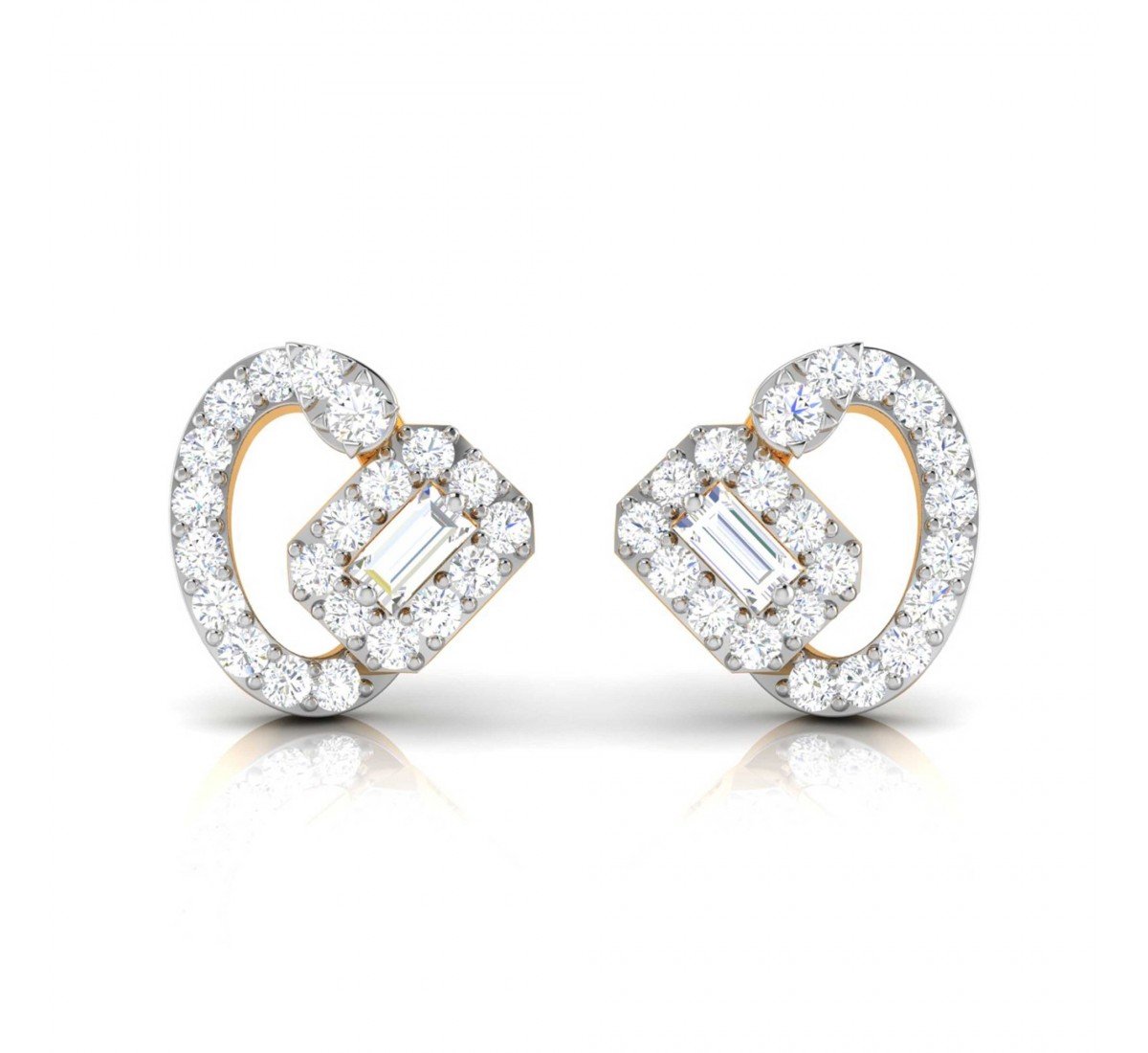 Floral Diamond Earrings