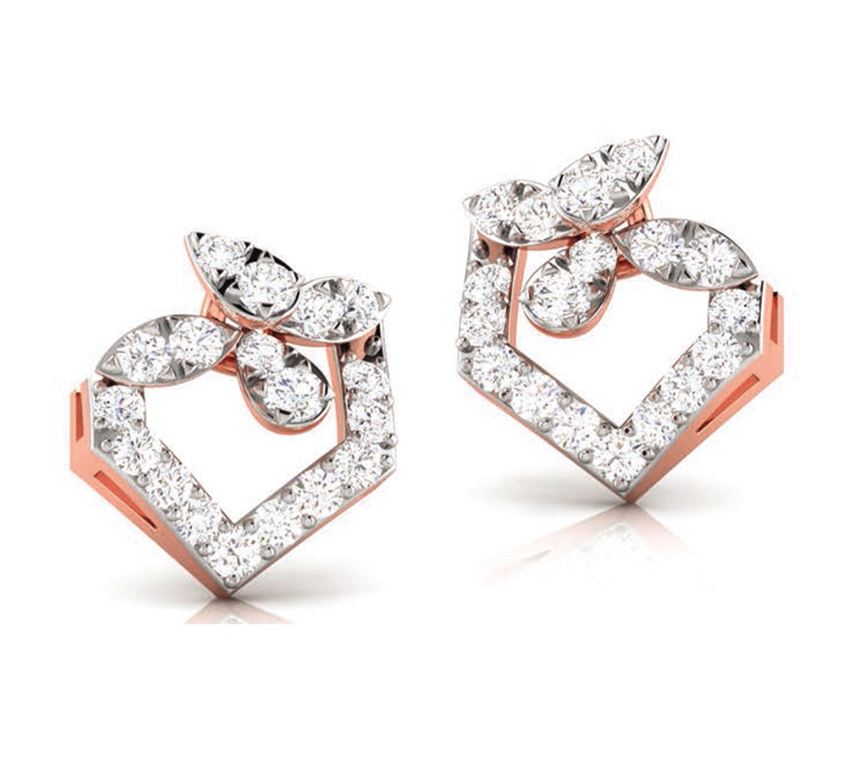 Arva Dahlia Diamond Earrings