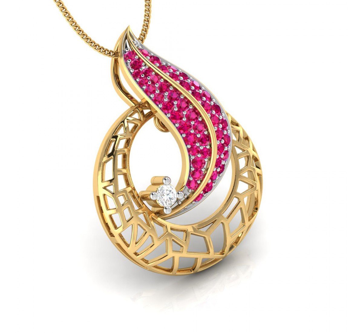 Prisma Feba Diamond Pendant