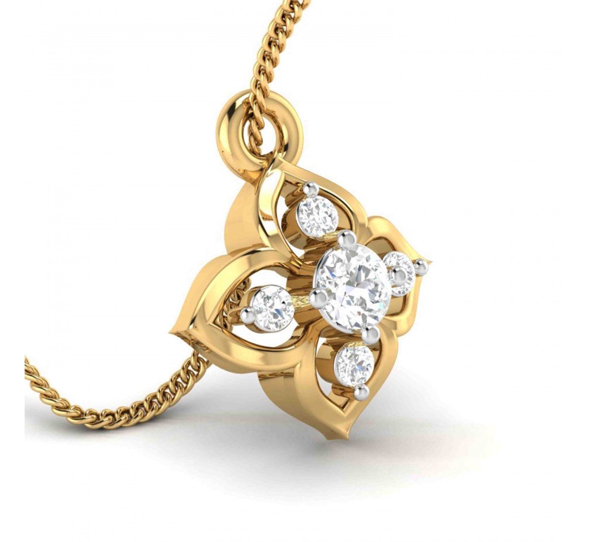 Maisie Trio Diamond Pendant