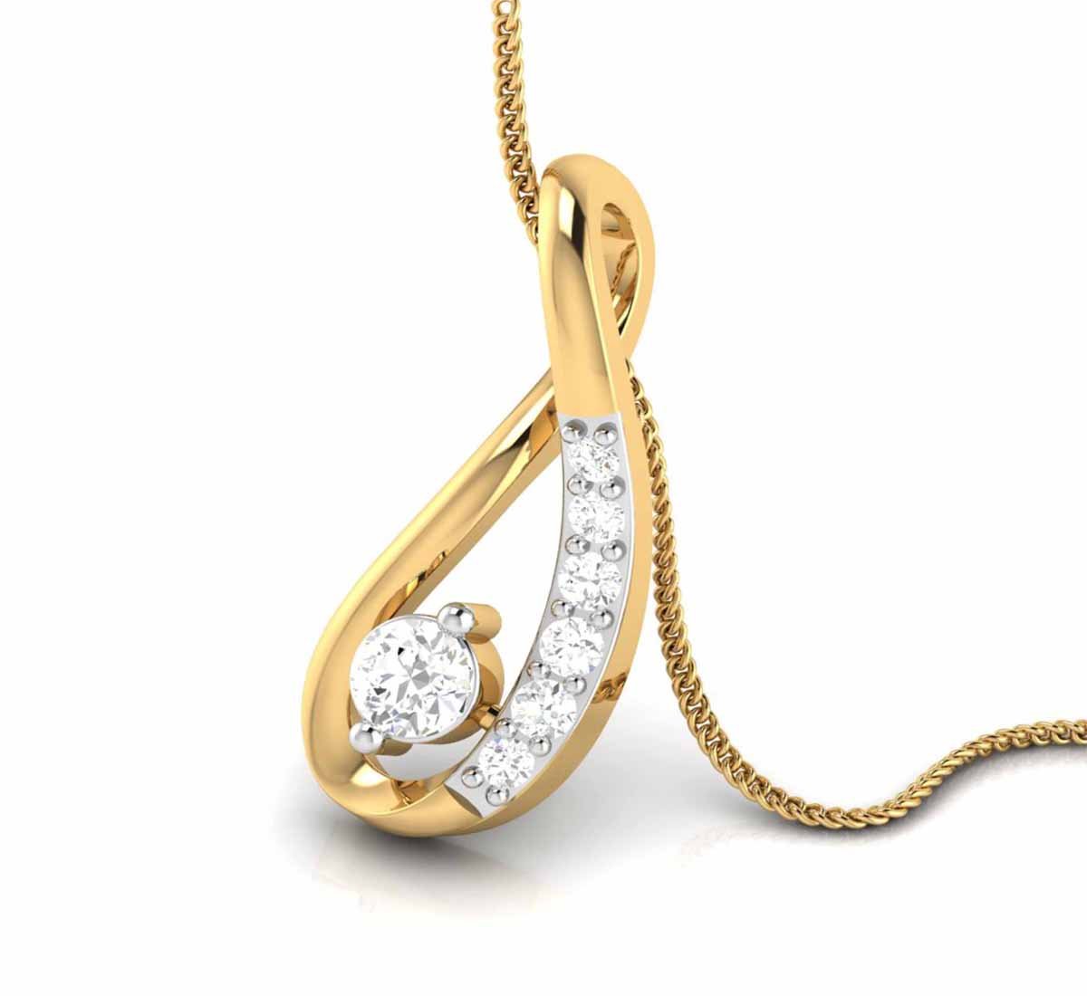 Abela Daffodil Diamond Pendant