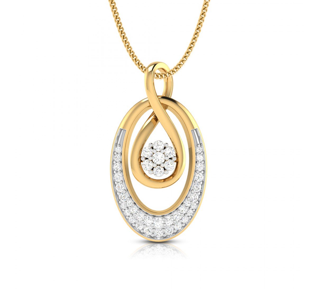 Oriole Semra Diamond Pendant