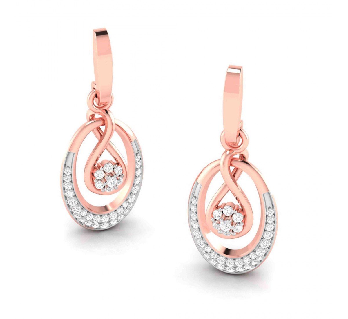 Pixel Sway Diamond Earrings