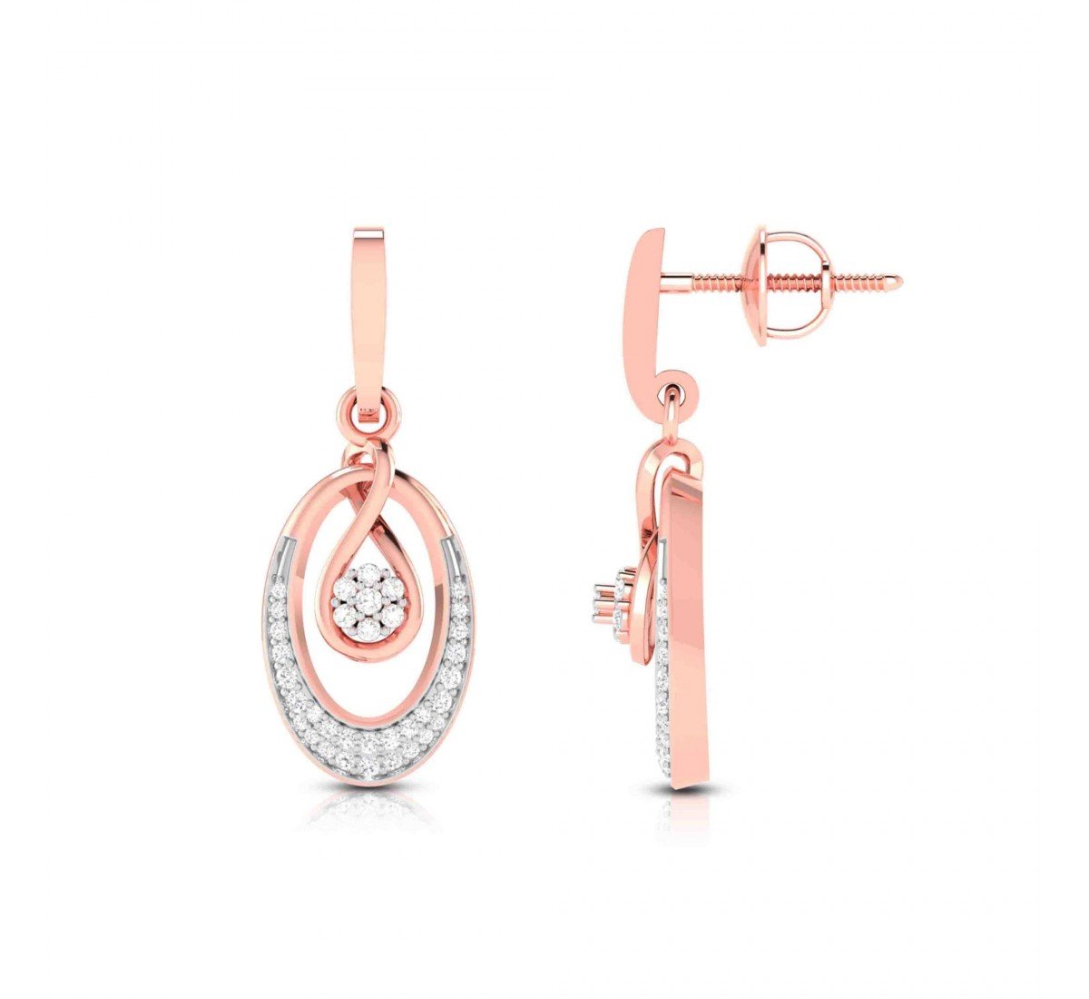 Pixel Sway Diamond Earrings