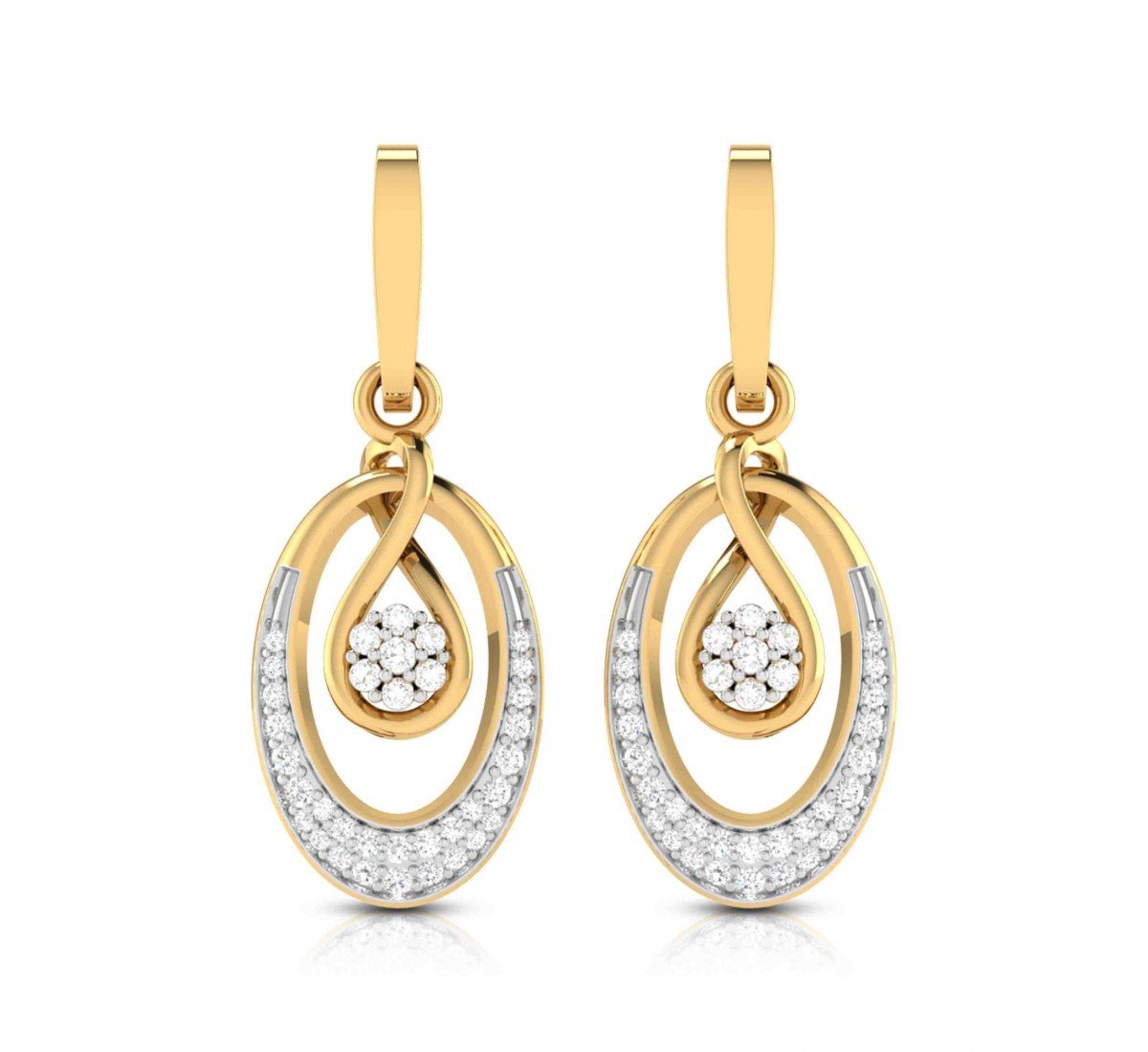 Pixel Sway Diamond Earrings