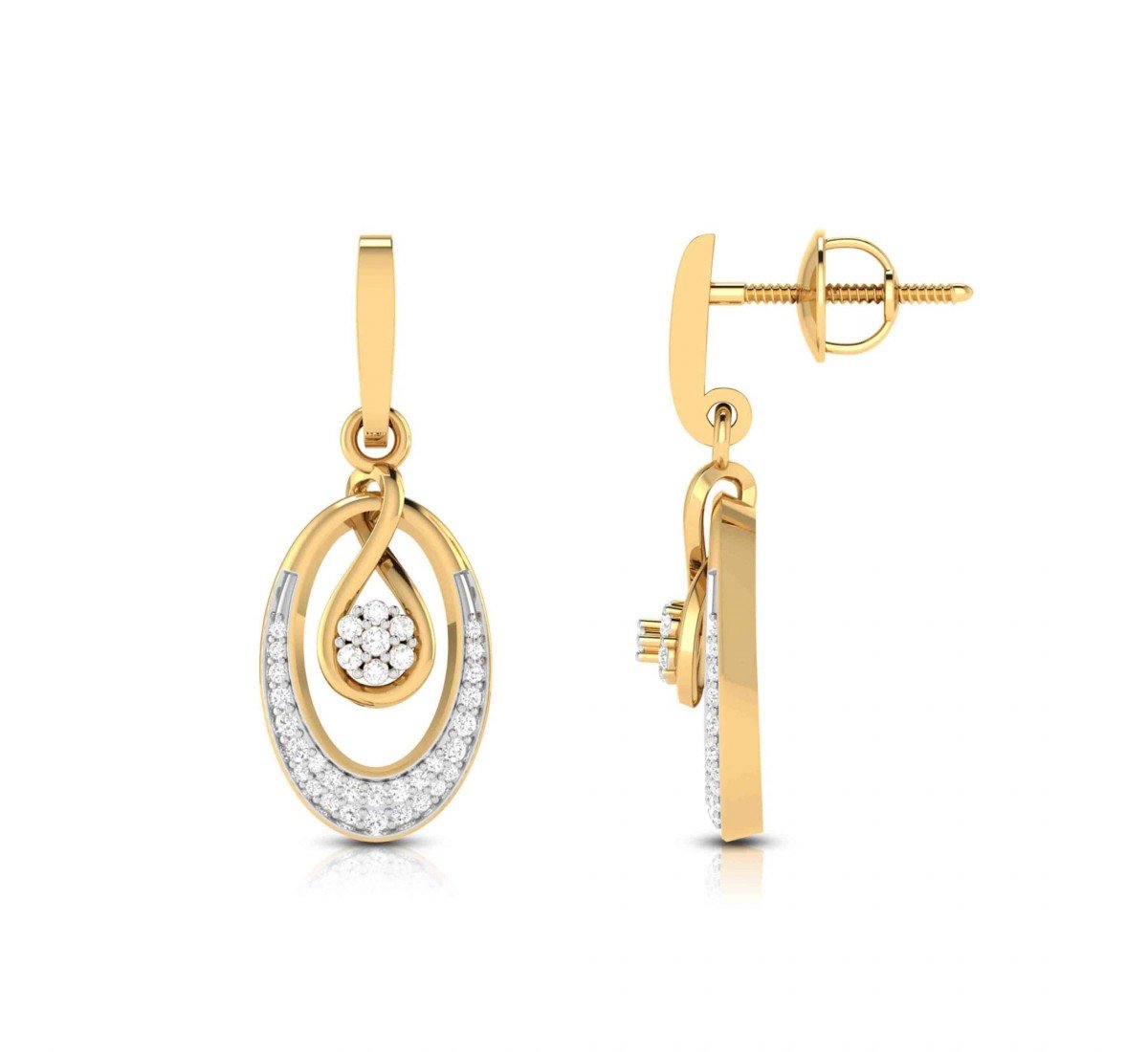 Pixel Sway Diamond Earrings