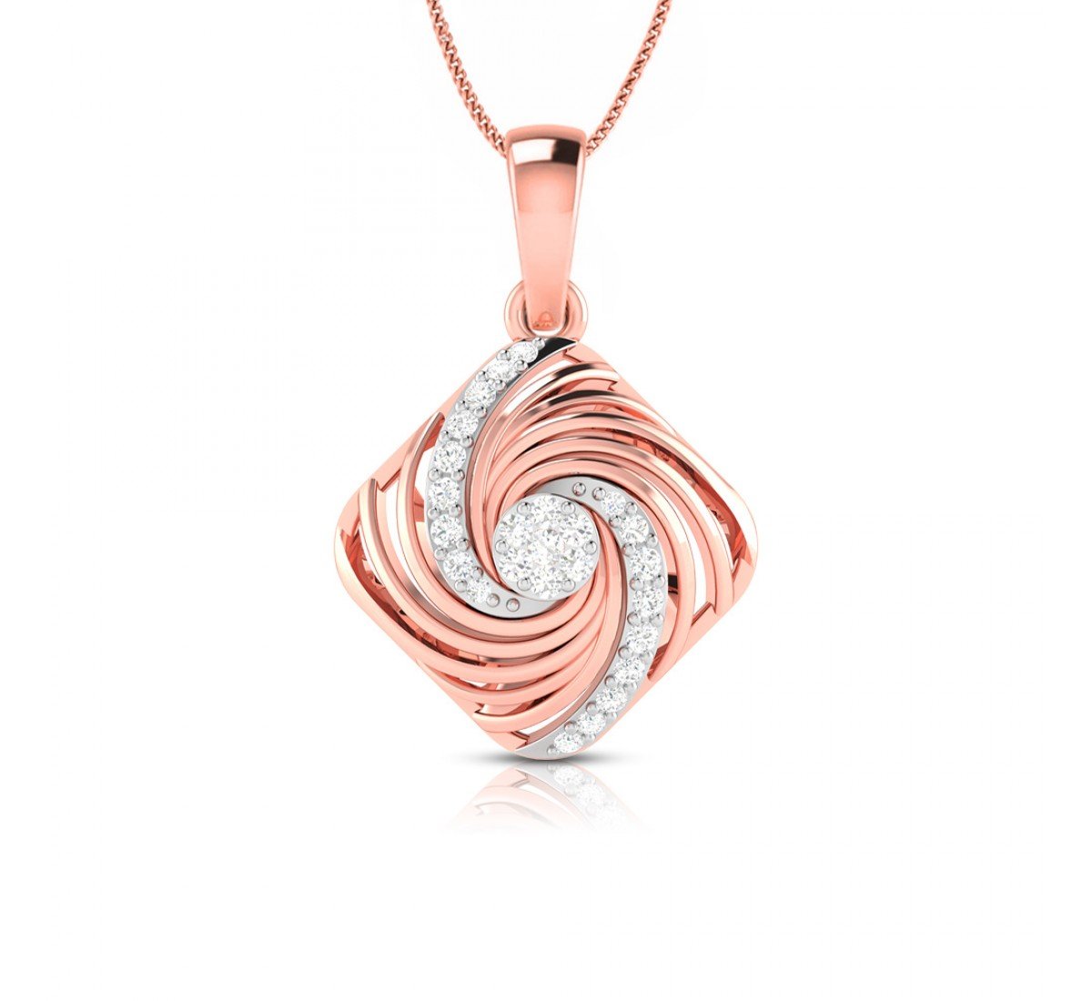 Oriole Mirage Diamond Pendant