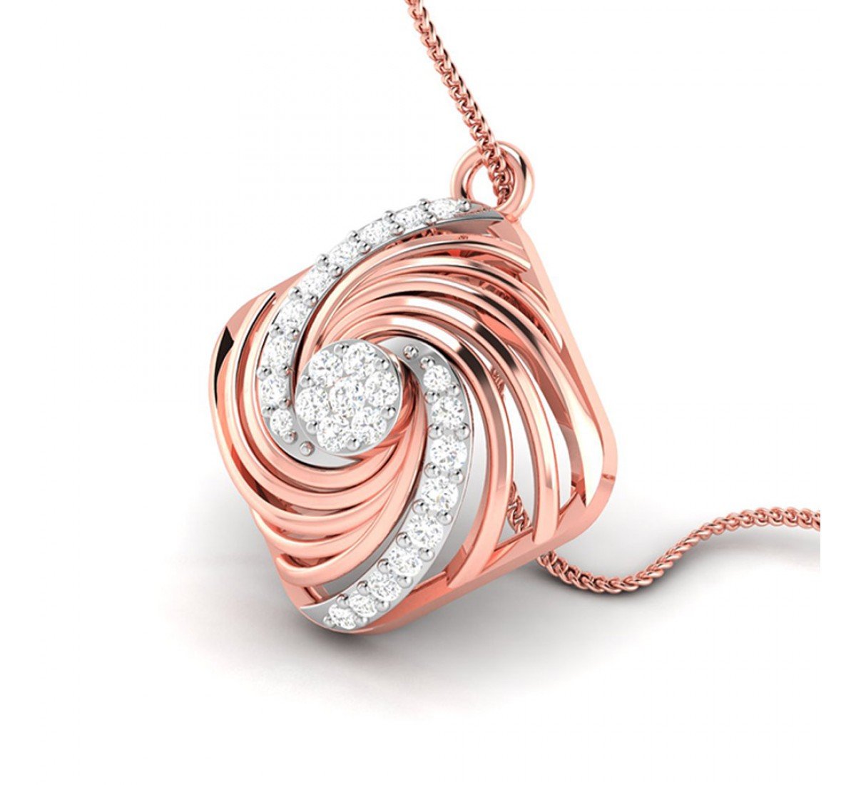 Oriole Mirage Diamond Pendant