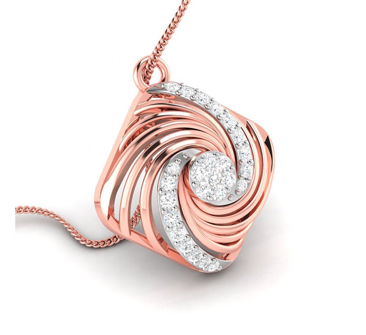 Oriole Mirage Diamond Pendant