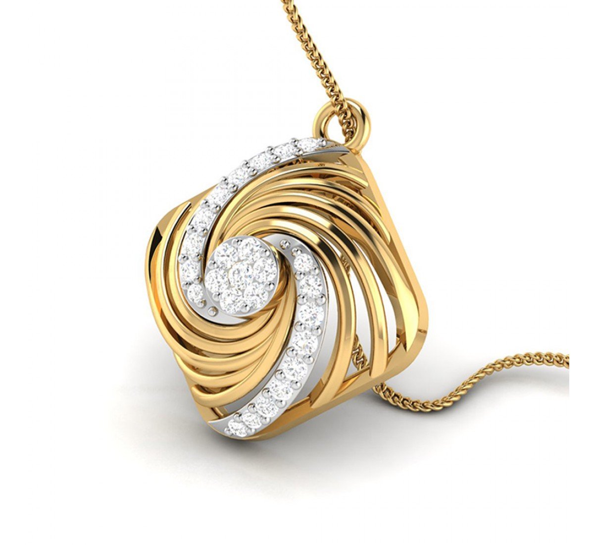 Oriole Mirage Diamond Pendant