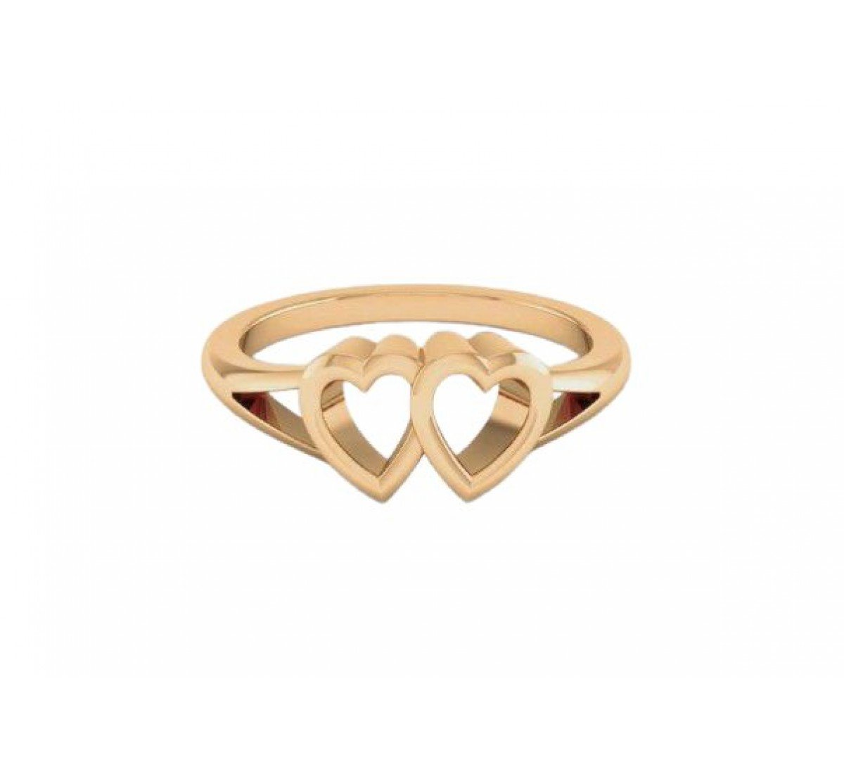 Anthia Heart Gold Ring