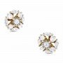 Noa Pixel Diamond Earrings