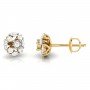 Noa Pixel Diamond Earrings