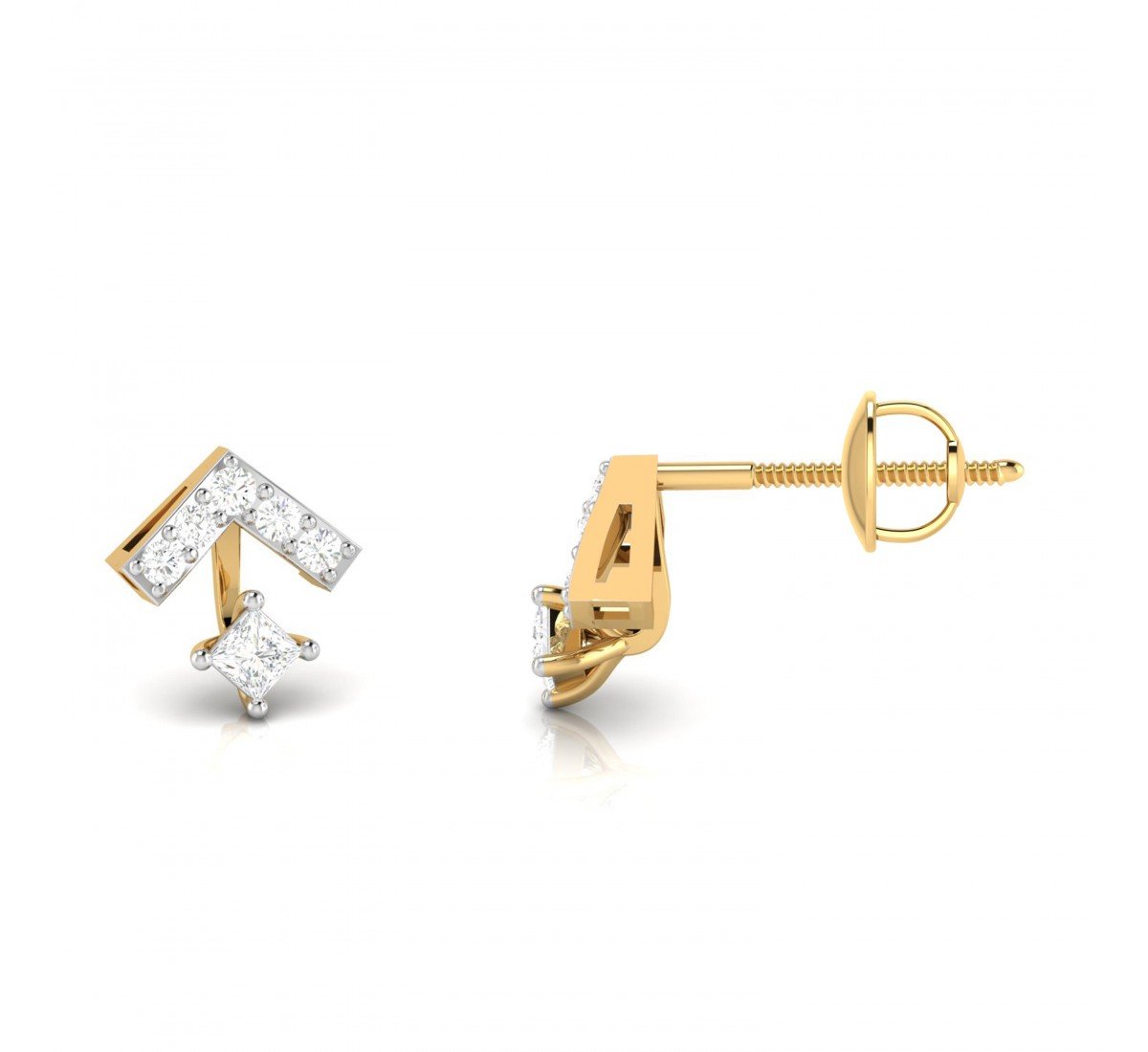 Dove Fancy Diamond Earrings