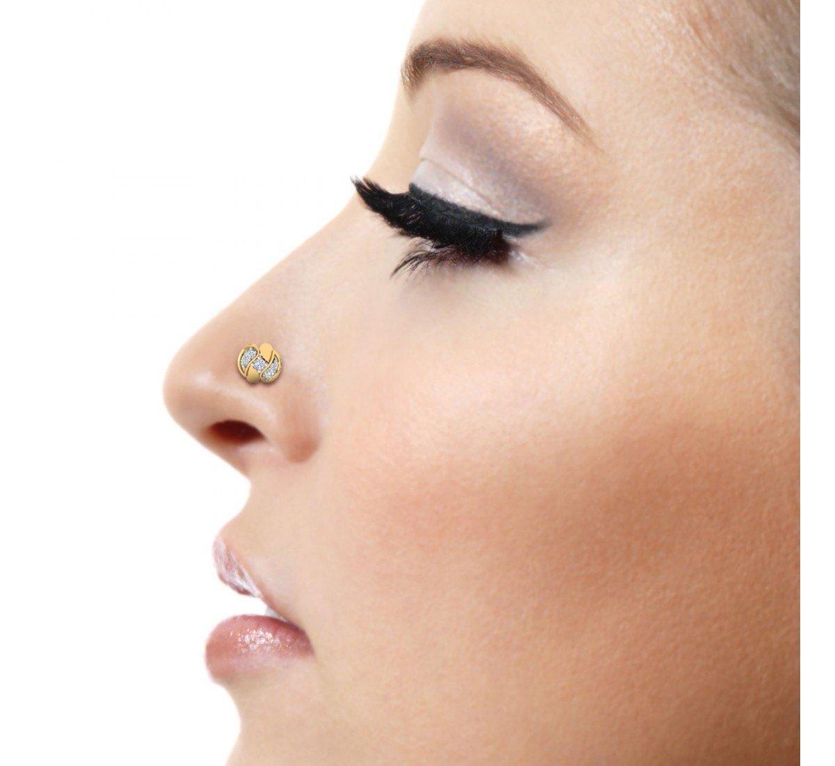 Hexa Glam Diamond Nose Pin