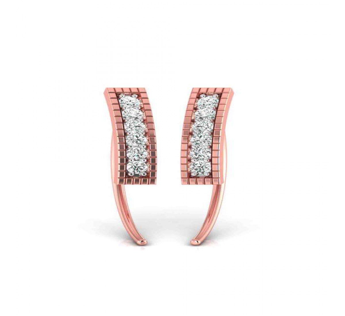 Edgy Joice Diamond Earrings