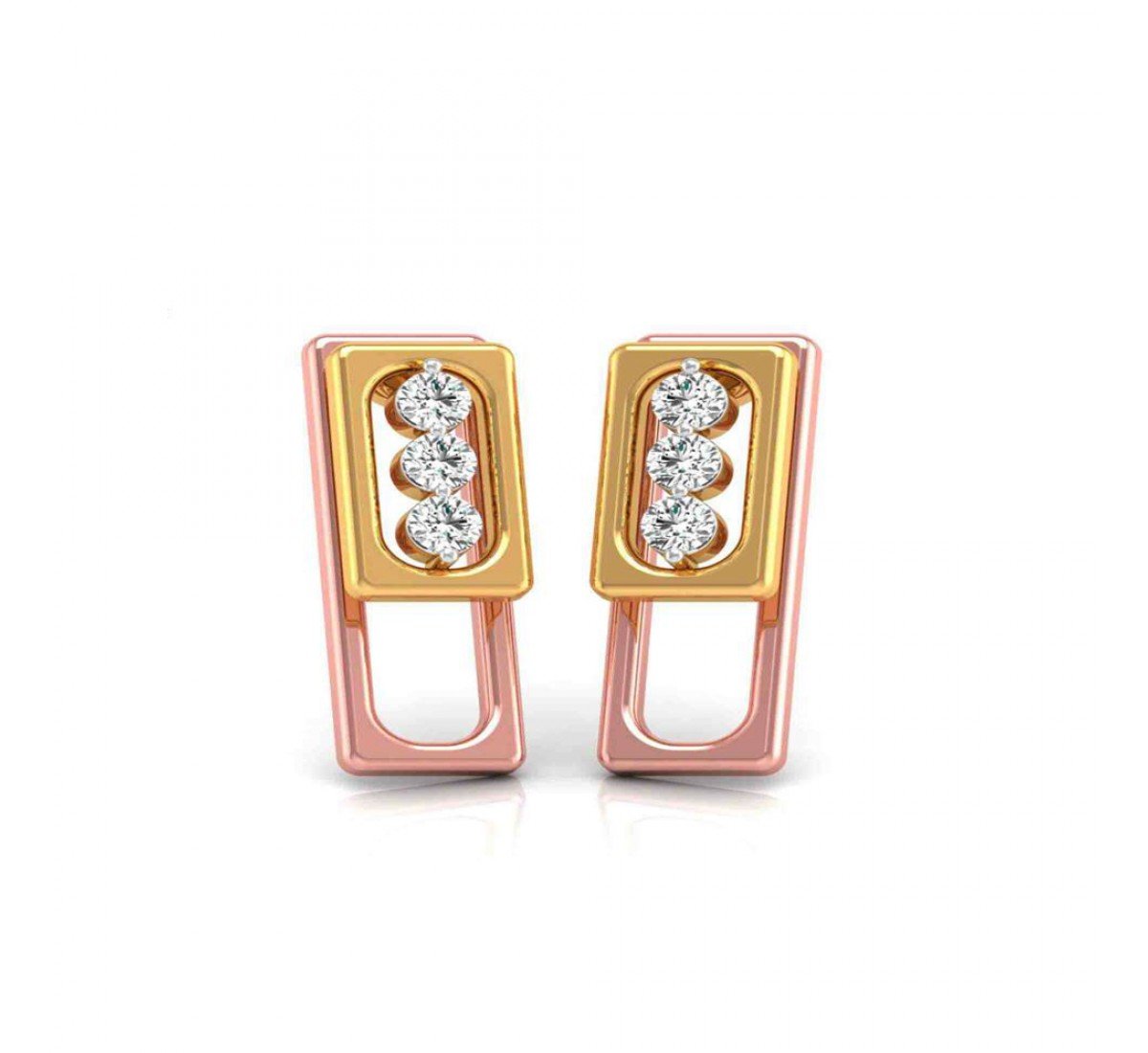 Curvaceous Diamond Earrings