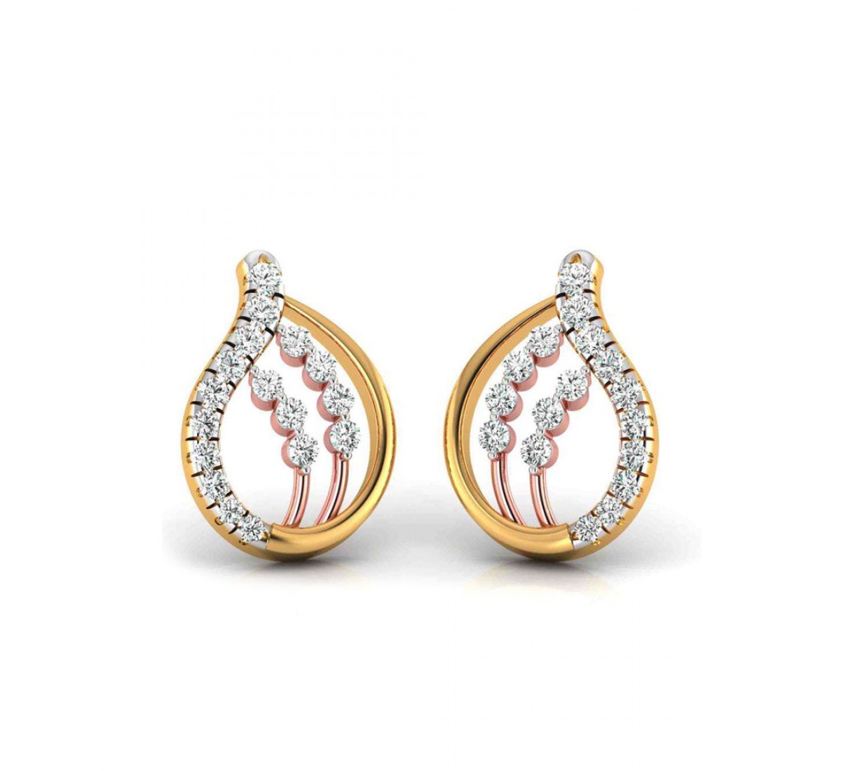 Zig Diamond Earrings