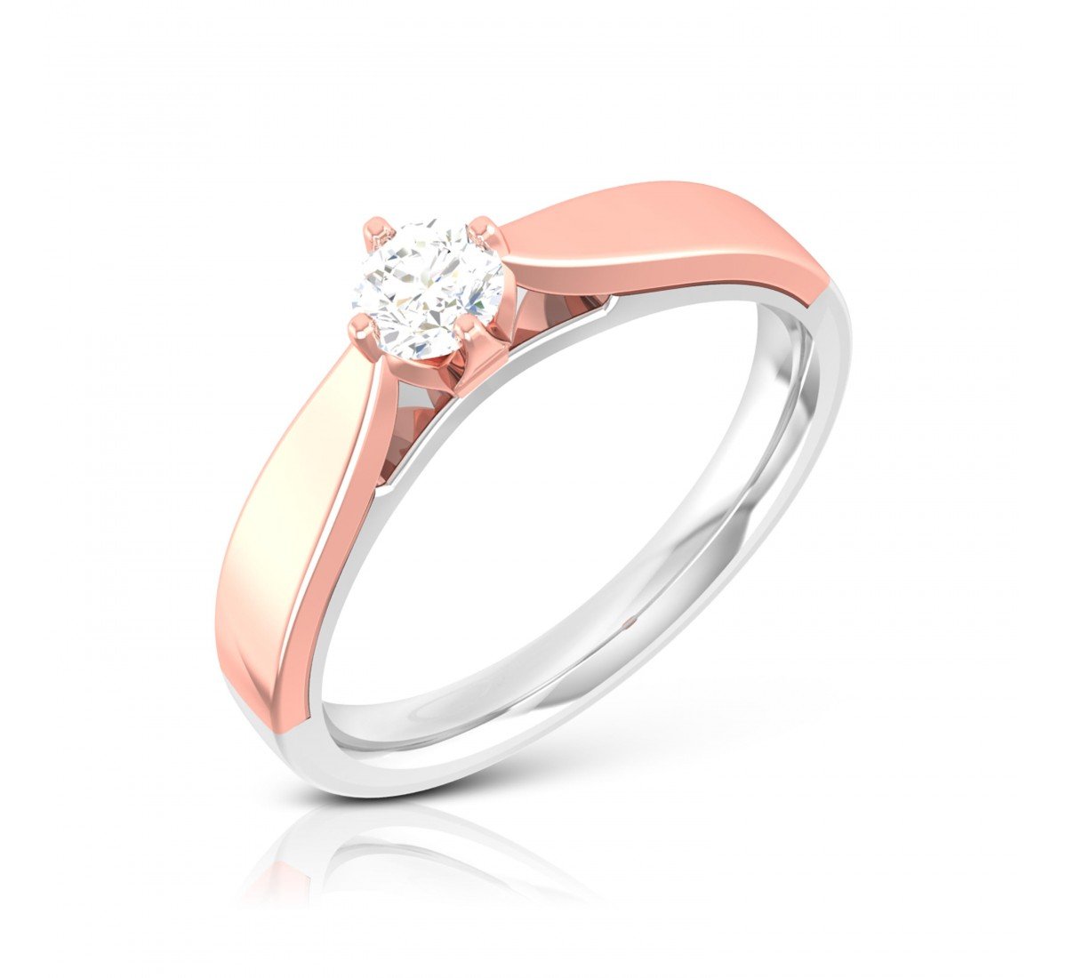 Swirl Diamond Ring