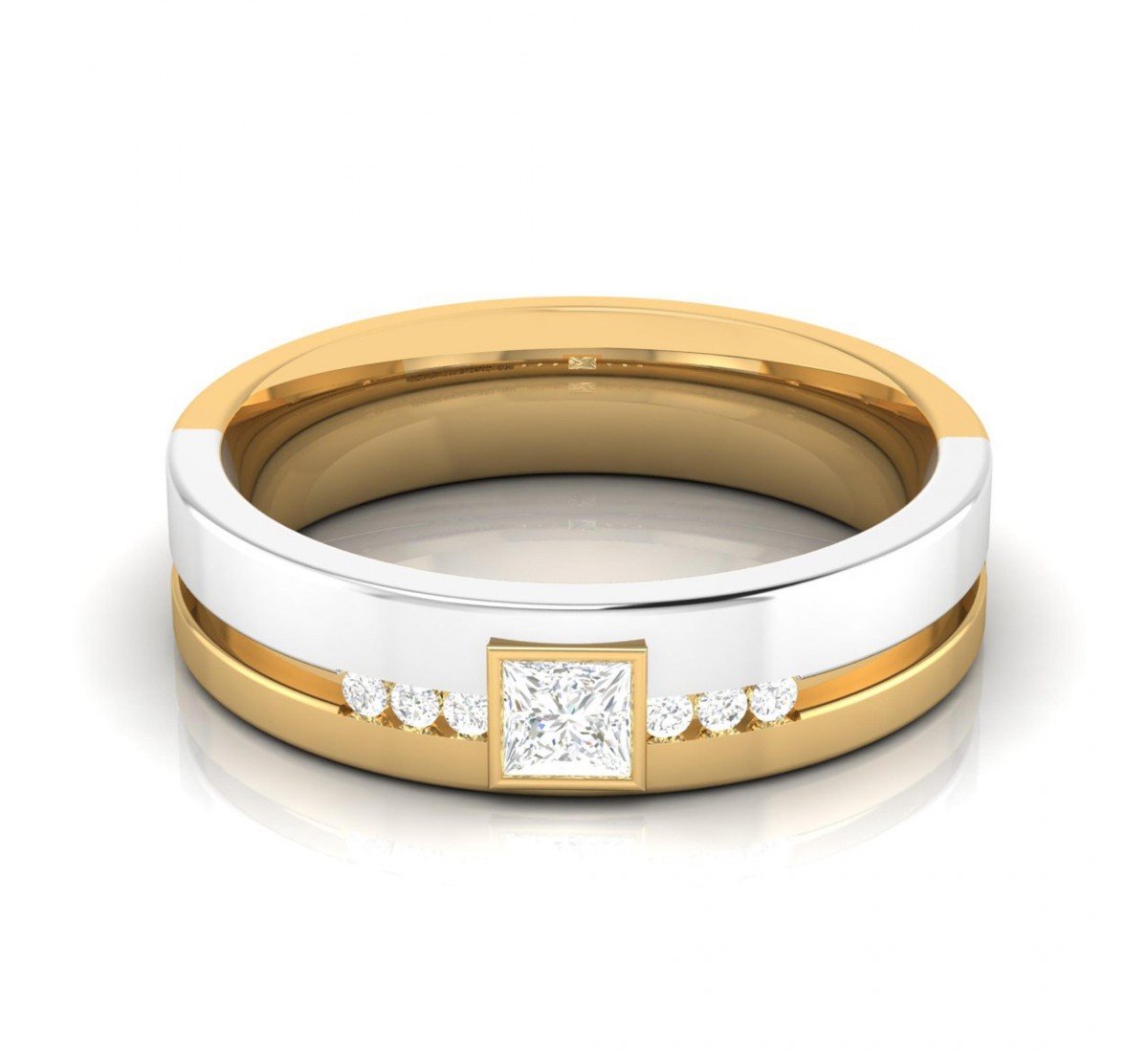 Lyla Contour Diamond Band