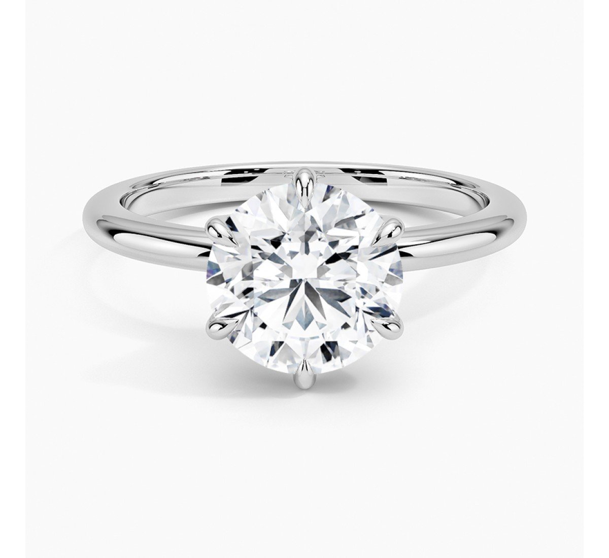 Chic Classic Lab Diamond Ring (2 carat)