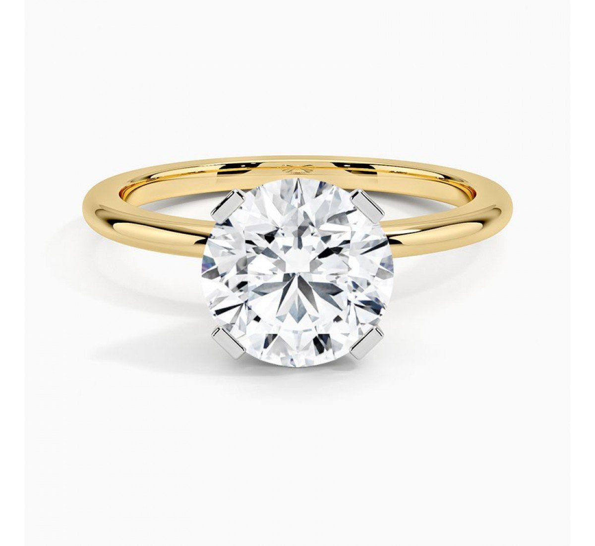 Golden Embrace Lab Diamond Ring (2 carat)